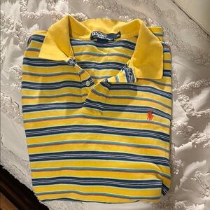 Ralph Lauren Polo with Yellow and Blue Stripes